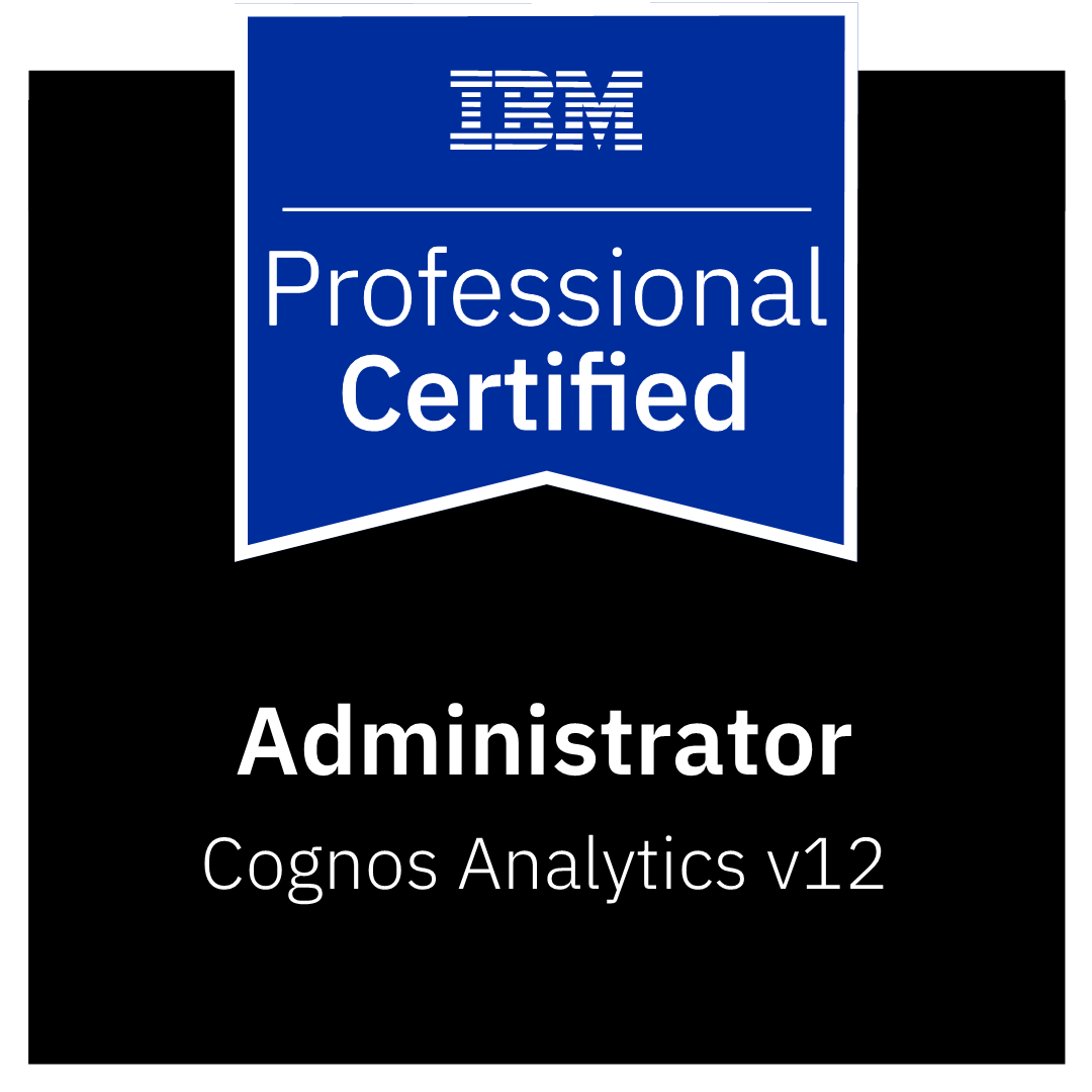 IBM Cognos Analytics v12 Administrator - Professional